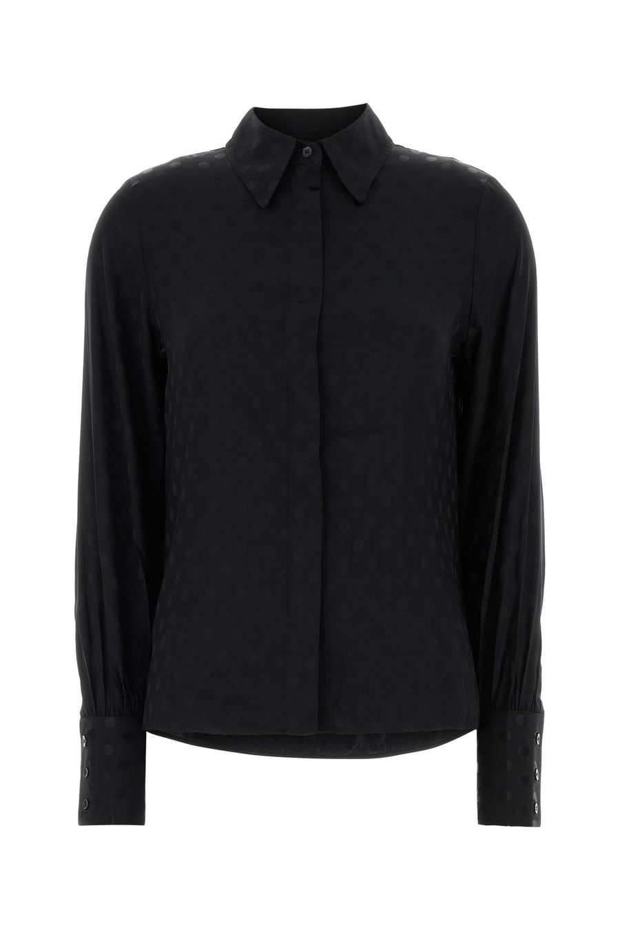 Isabel Marant Camicia Teysa in seta stretch nera