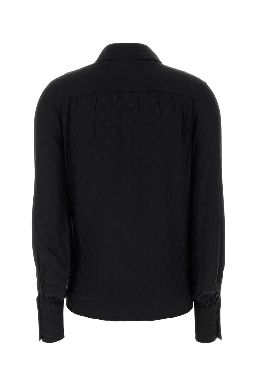 Isabel Marant Camicia Teysa in seta stretch nera, view 2