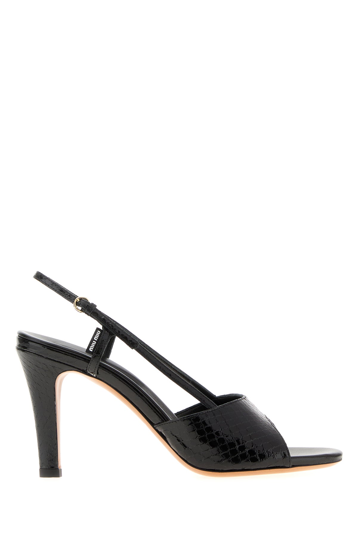 Miu Miu Sandali in pelle nera
