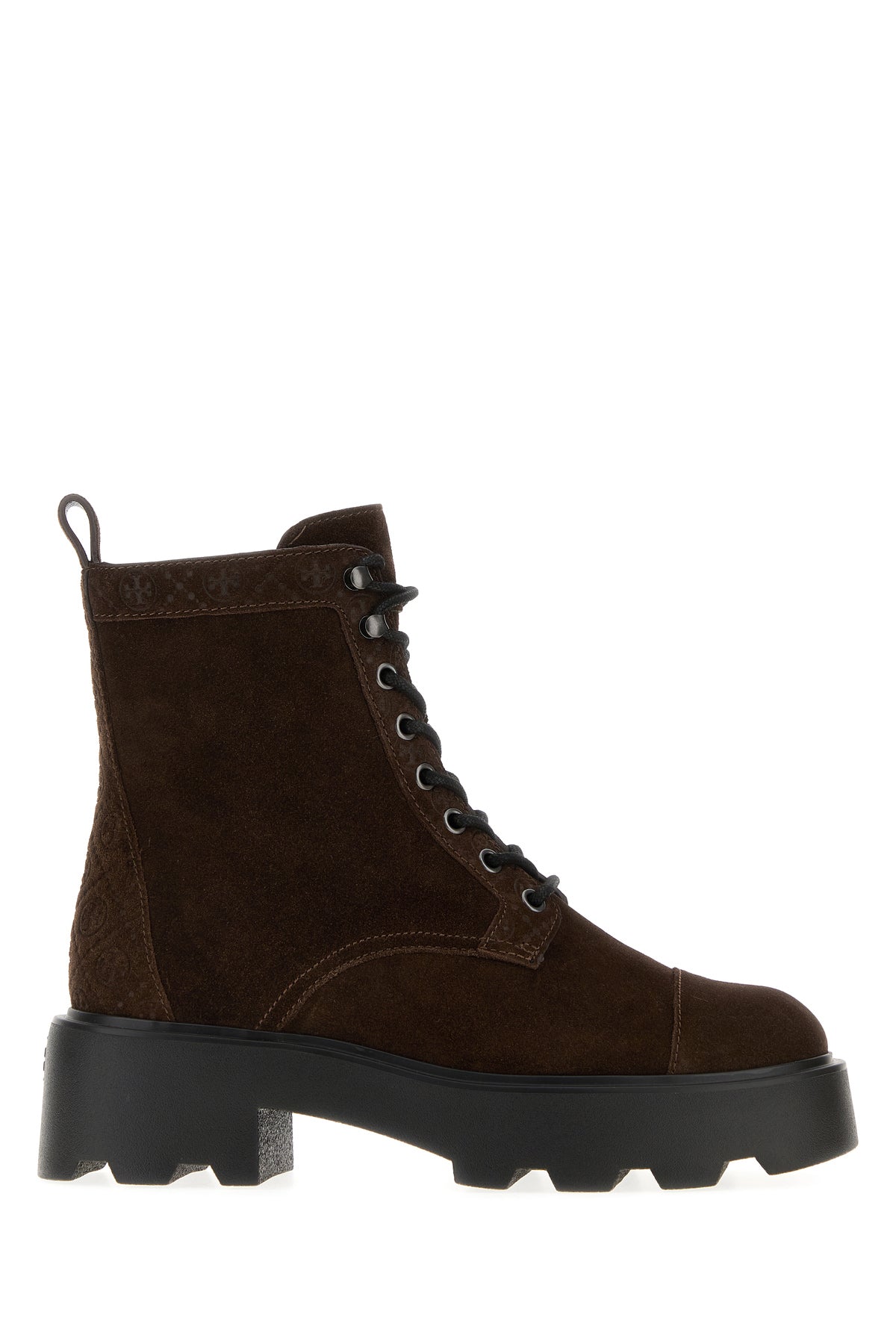 Tory Burch Stivaletti in pelle scamosciata marrone