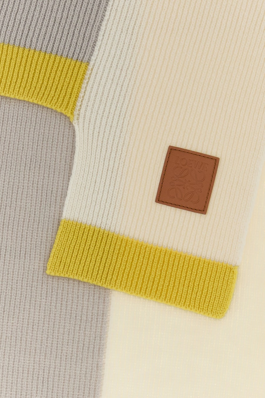 Loewe Sciarpa in lana bicolor, view 2