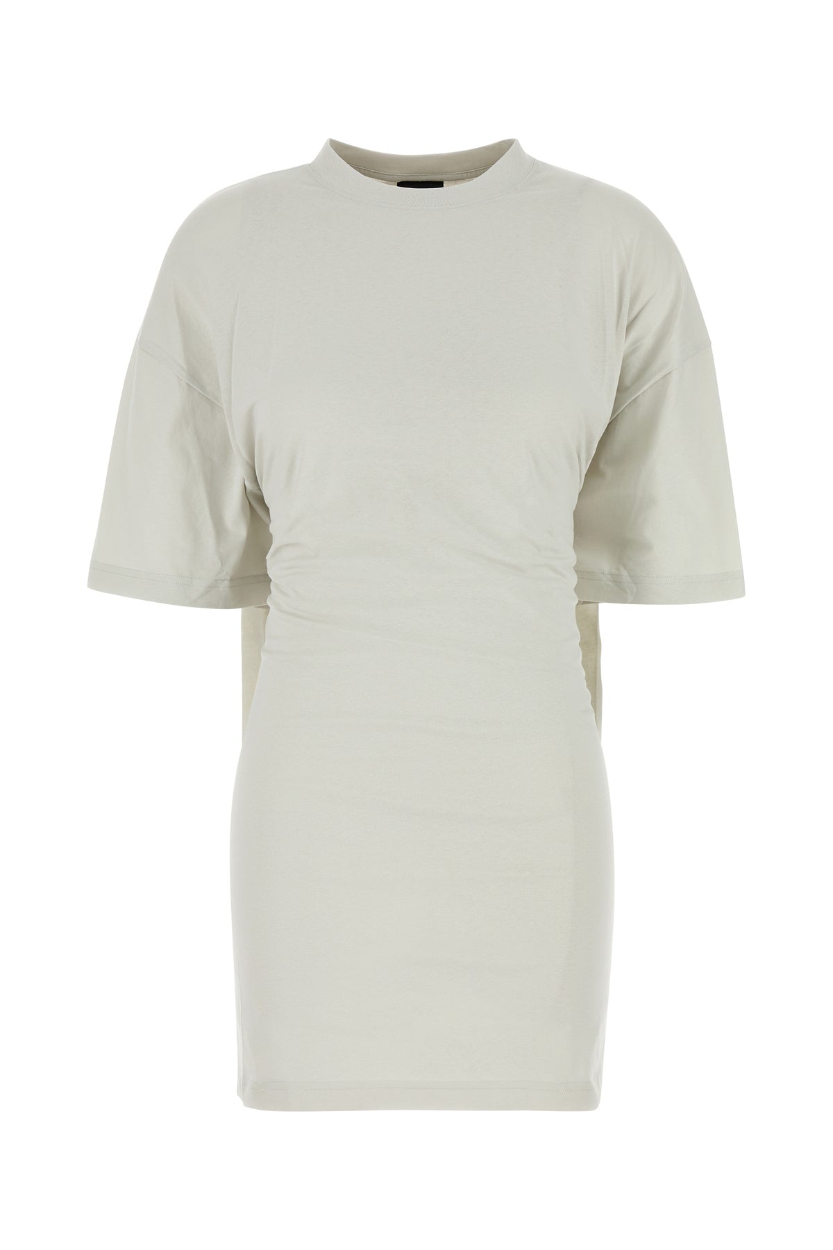 Balenciaga Abito t-shirt in cotone grigio chiaro