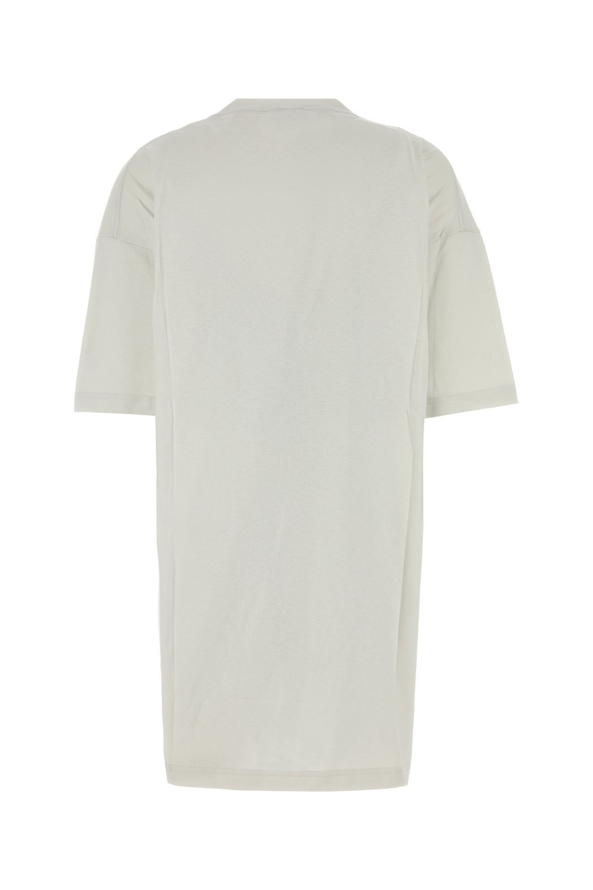 Balenciaga Abito t-shirt in cotone grigio chiaro, view 2