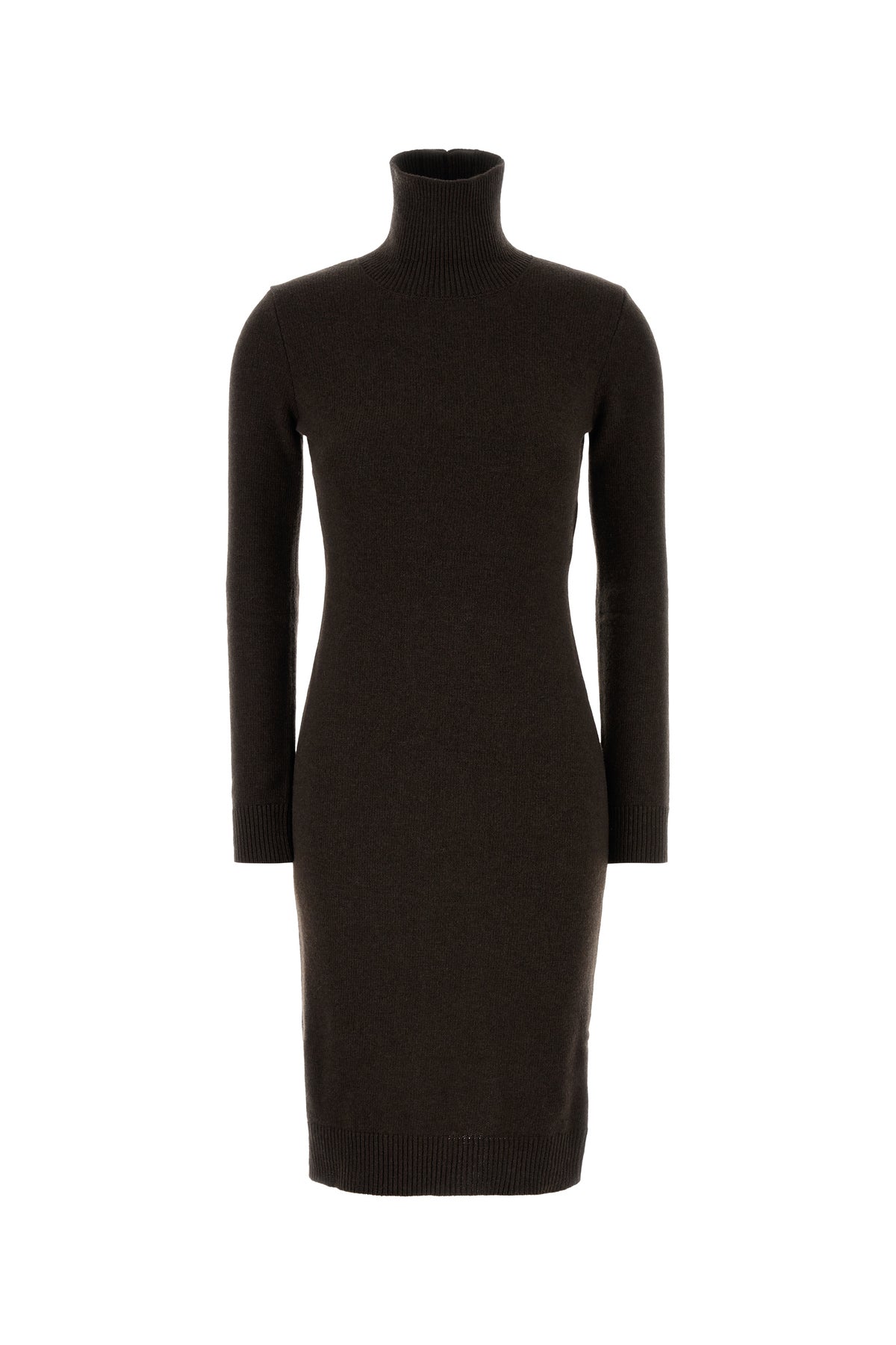 MM6 Maison Margiela Abito maglione in misto lana testa di moro