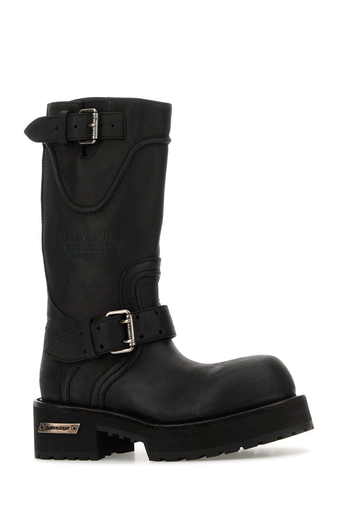 Balenciaga Stivali Venom in pelle nera, view 2