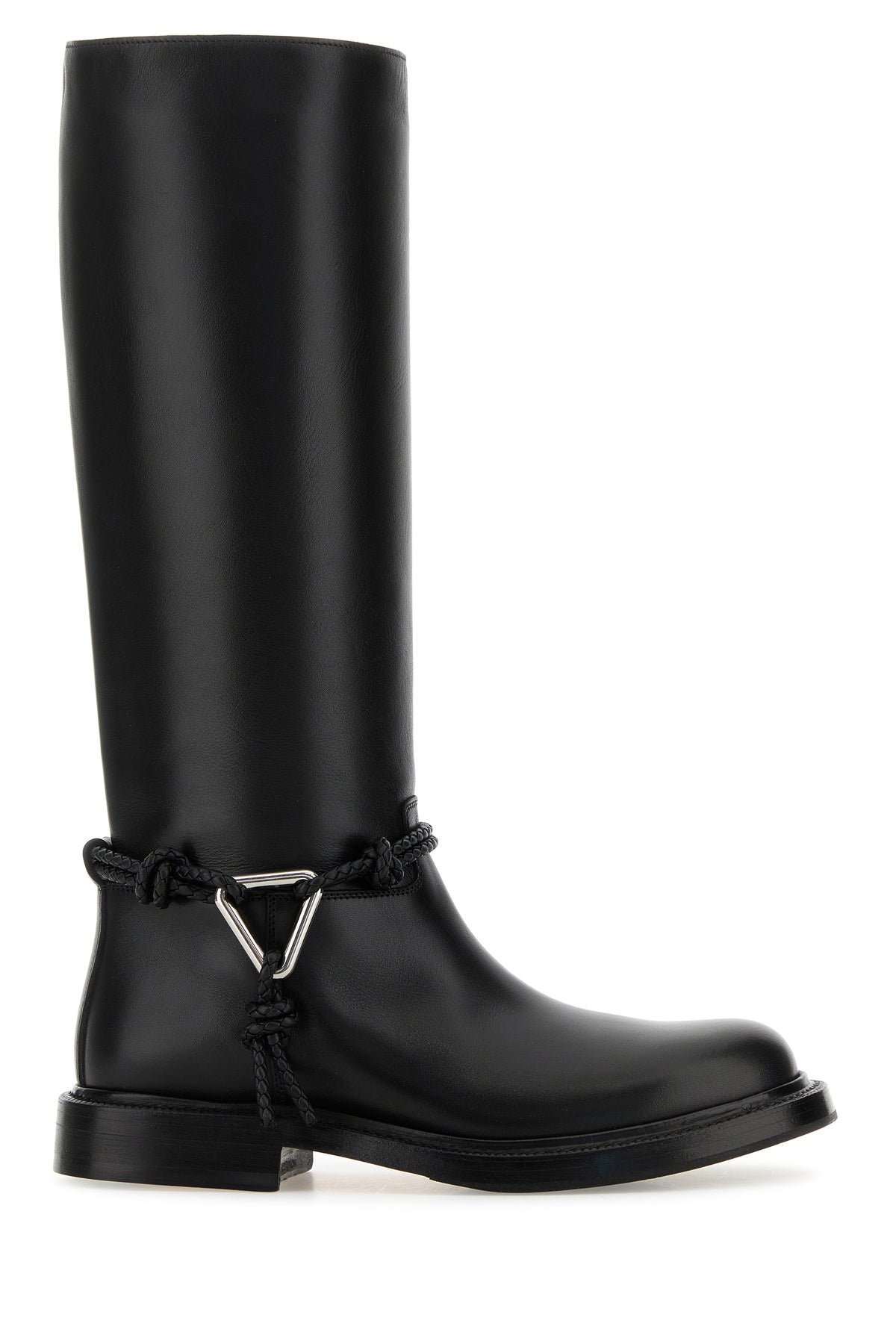 Bottega Veneta Stivali James in pelle nera