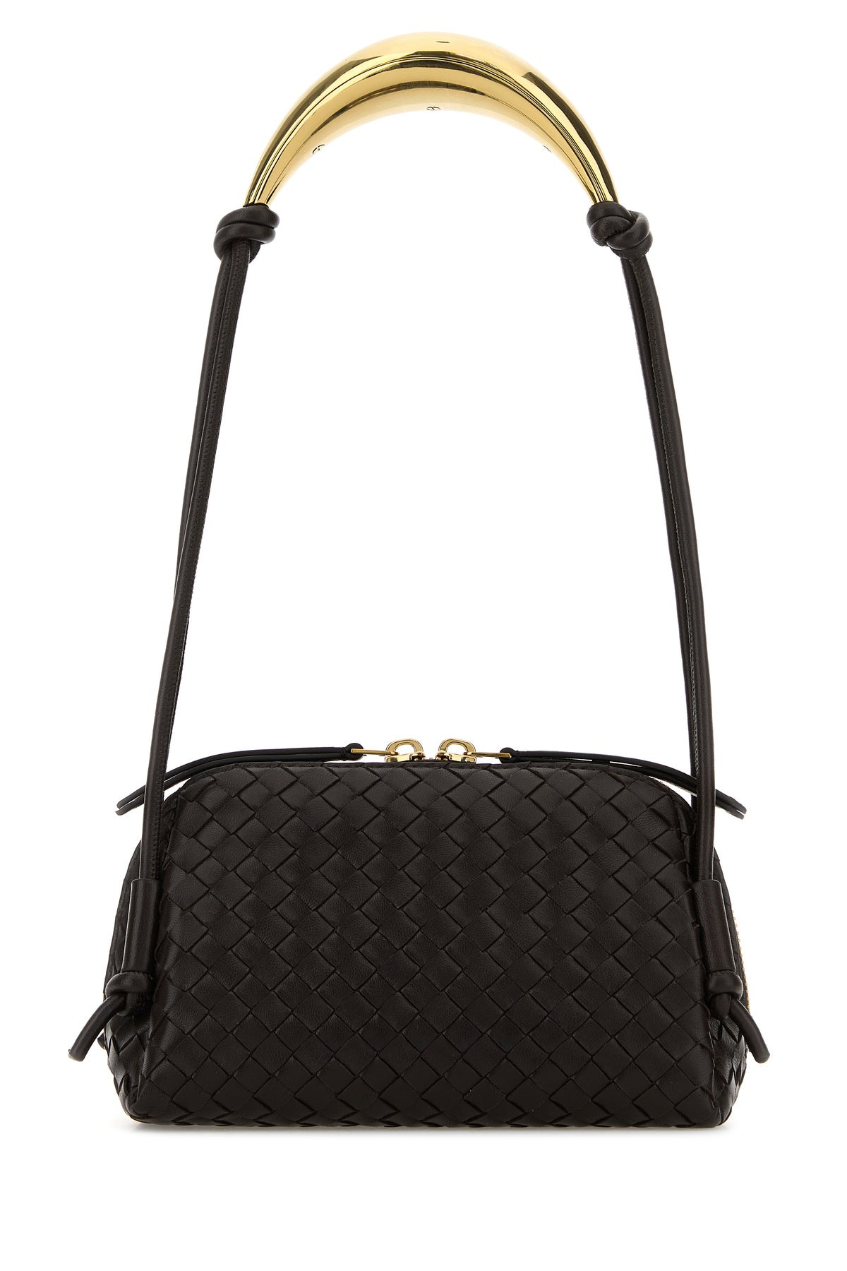 Bottega Veneta Borsa a spalla Concert in pelle testa di moro