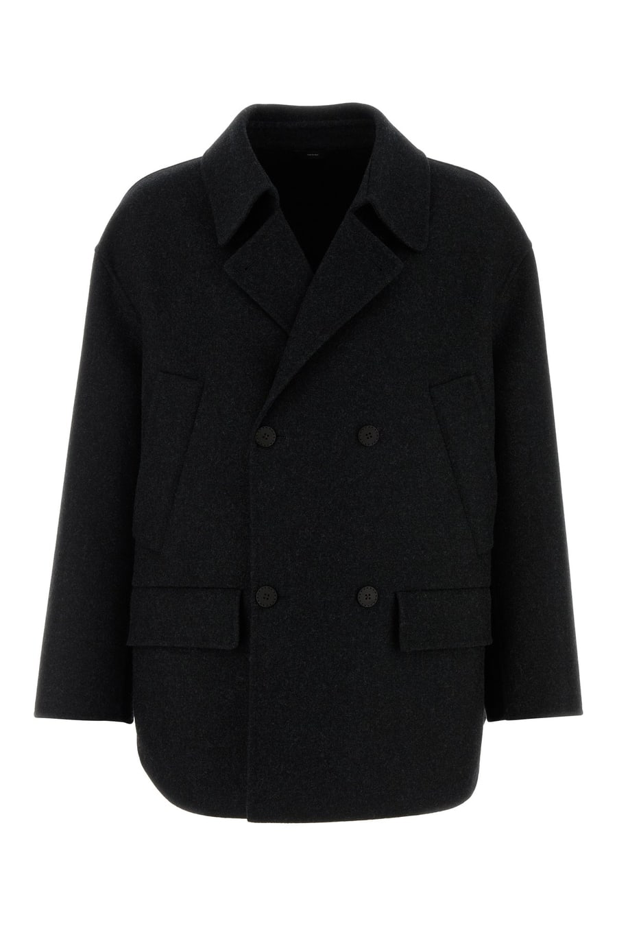 Fendi Giacca in flanella nera