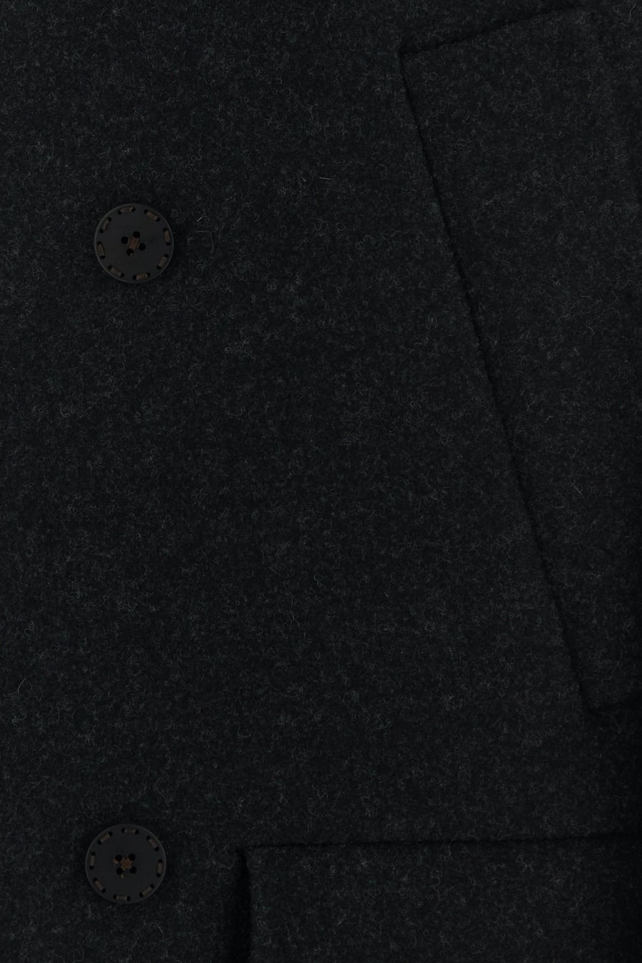 Fendi Giacca in flanella nera, view 5