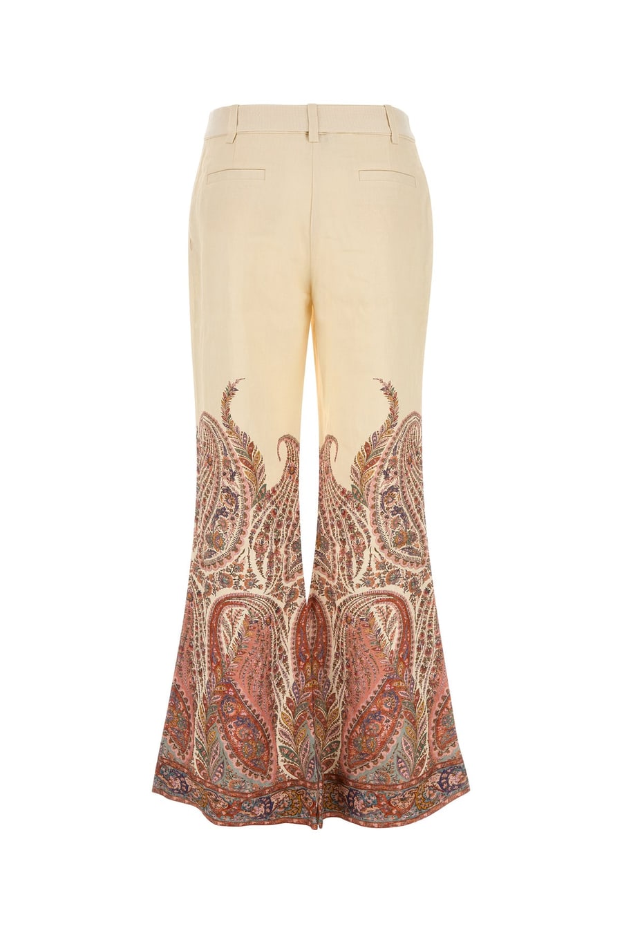 Zimmermann Pantalone Rhiannon in lino stampato, view 2
