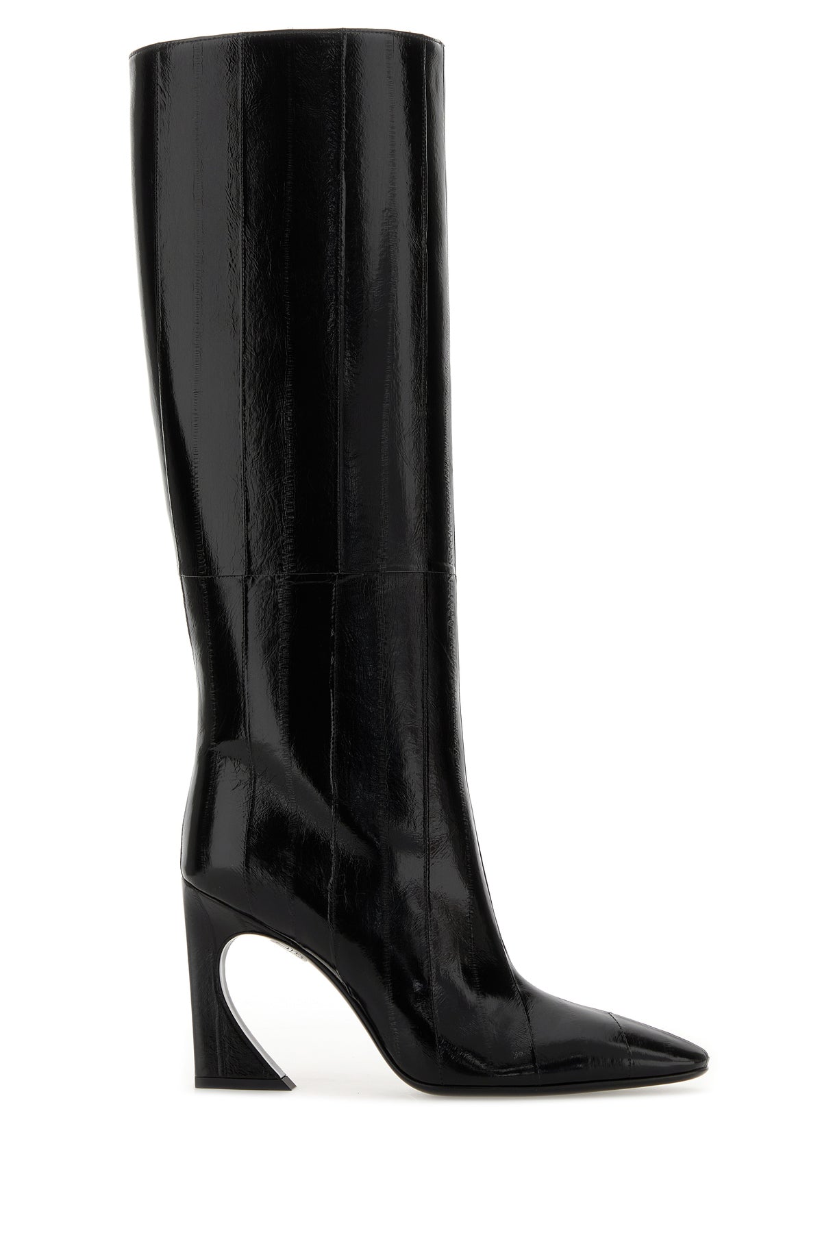 Fendi Stivali Fendi Arco in pelle nera