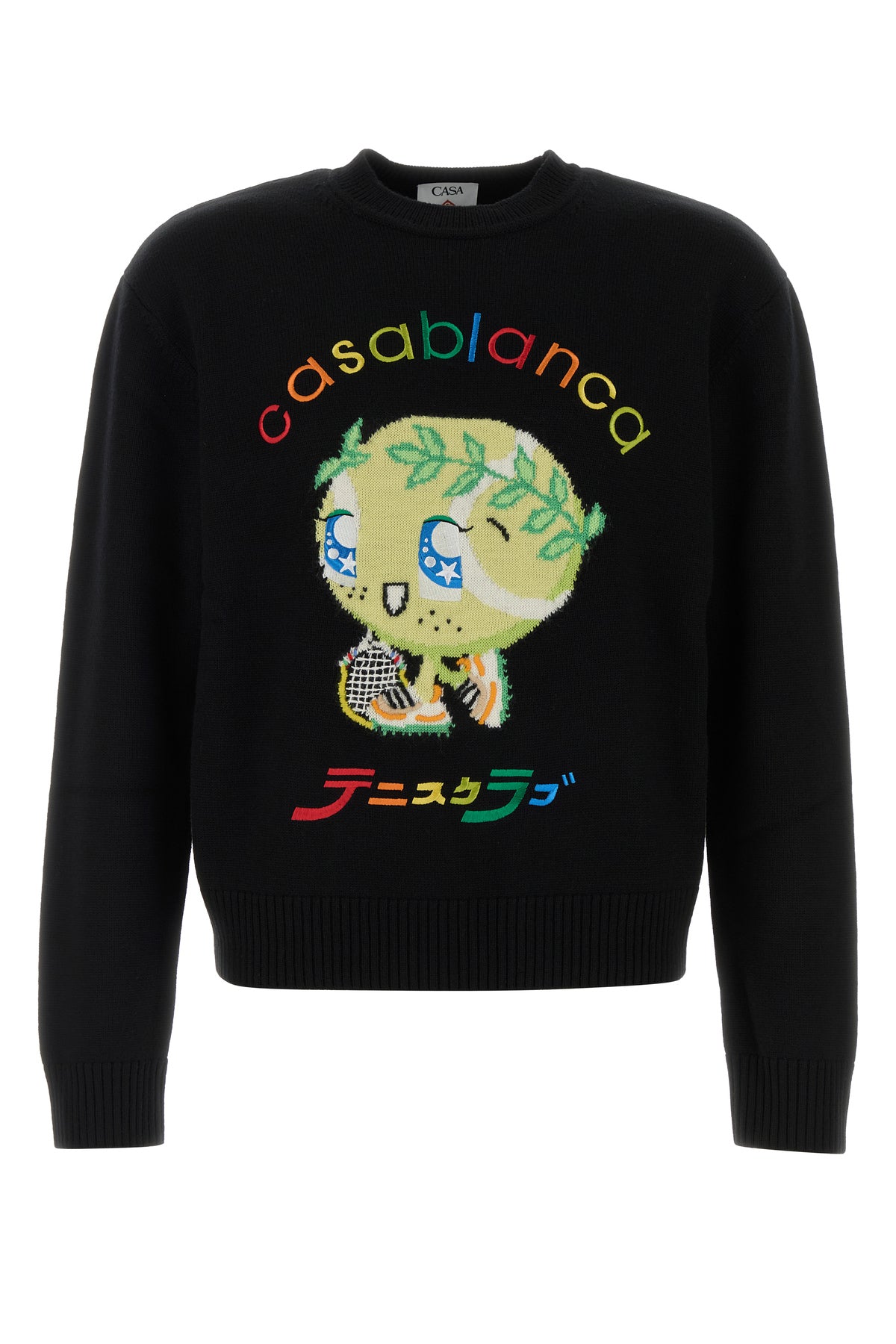 CASABLANCA Maglione in lana nera