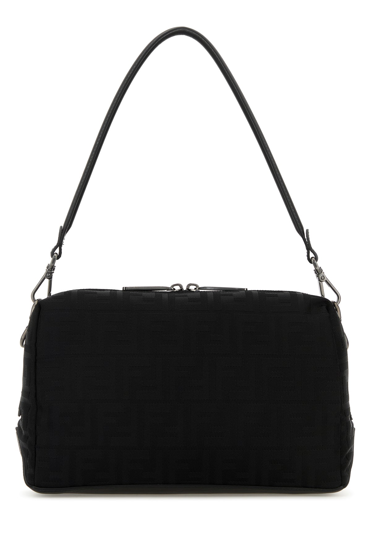 Fendi Borsa a spalla Lui Medium in tela nera