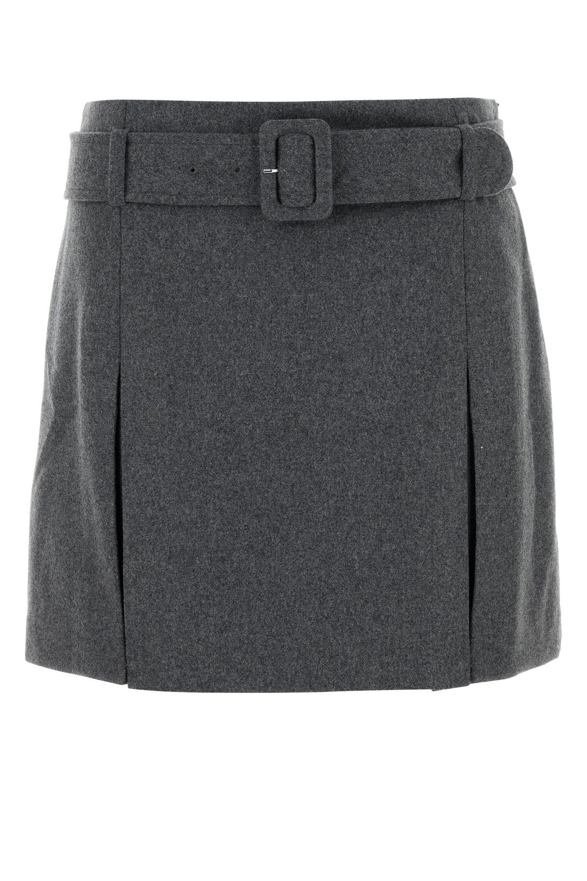 A.P.C. Minigonna Cecile in flanella grigia