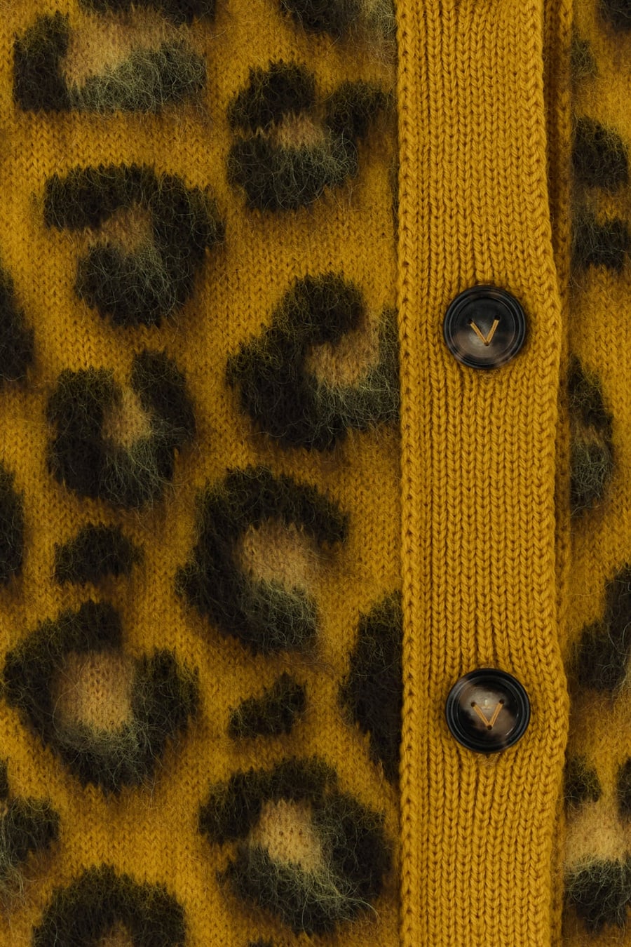 Bottega Veneta Cardigan oversize in misto lana ricamato, view 5