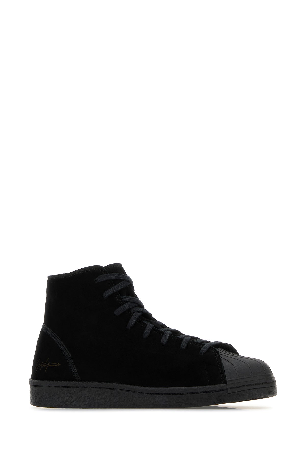 Y3 KURO Sneakers Kuro Pro Model in pelle scamosciata nera, view 2