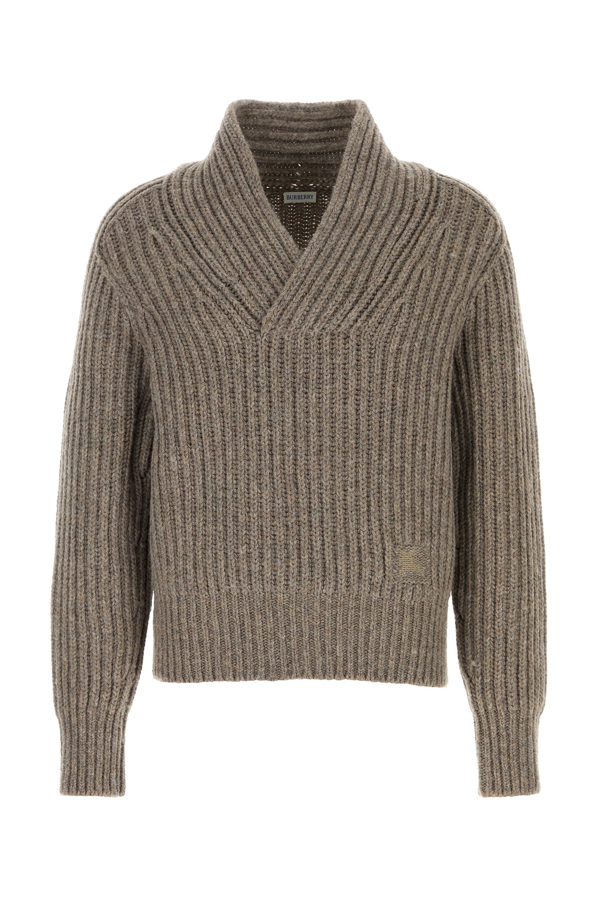 Burberry Maglione in lana tortora
