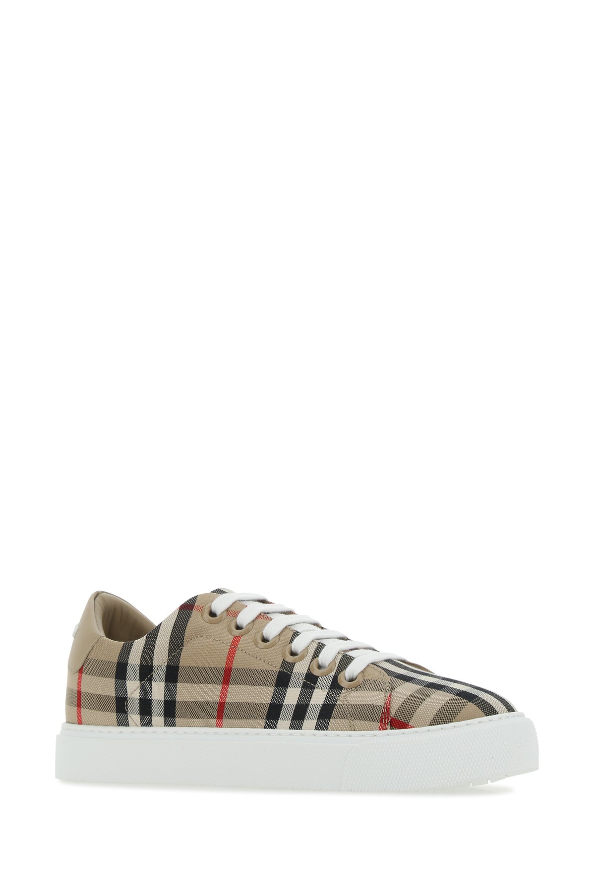 Burberry Sneakers in tela ricamata, view 2