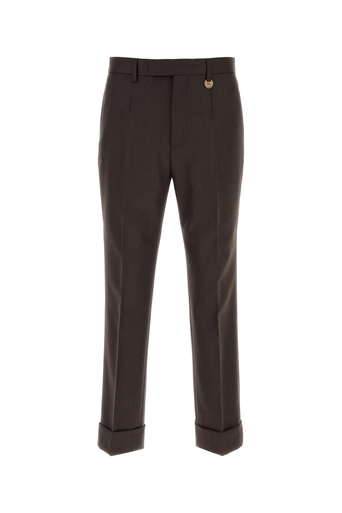 Burberry Pantalone in lana testa di moro