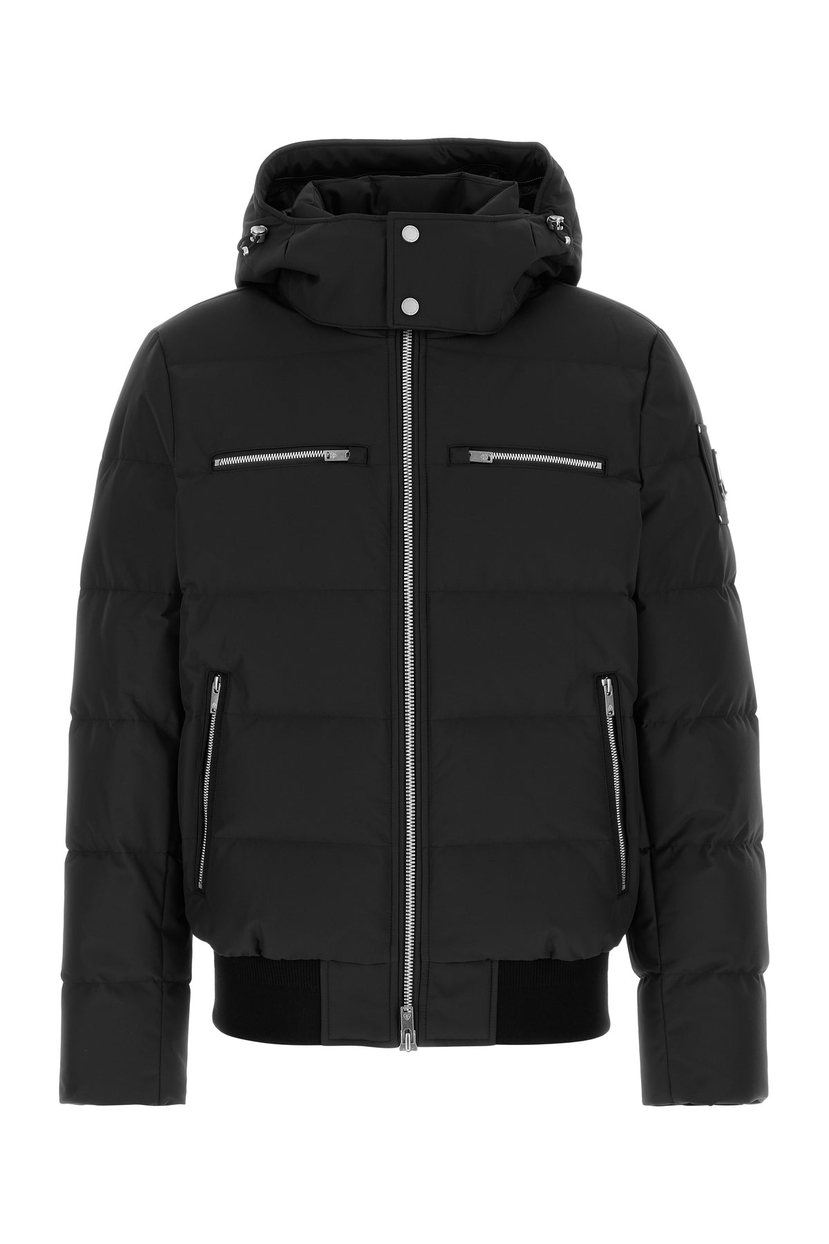 MOOSE KNUCKLES Piumino Cloud Bomber in poliestere nero