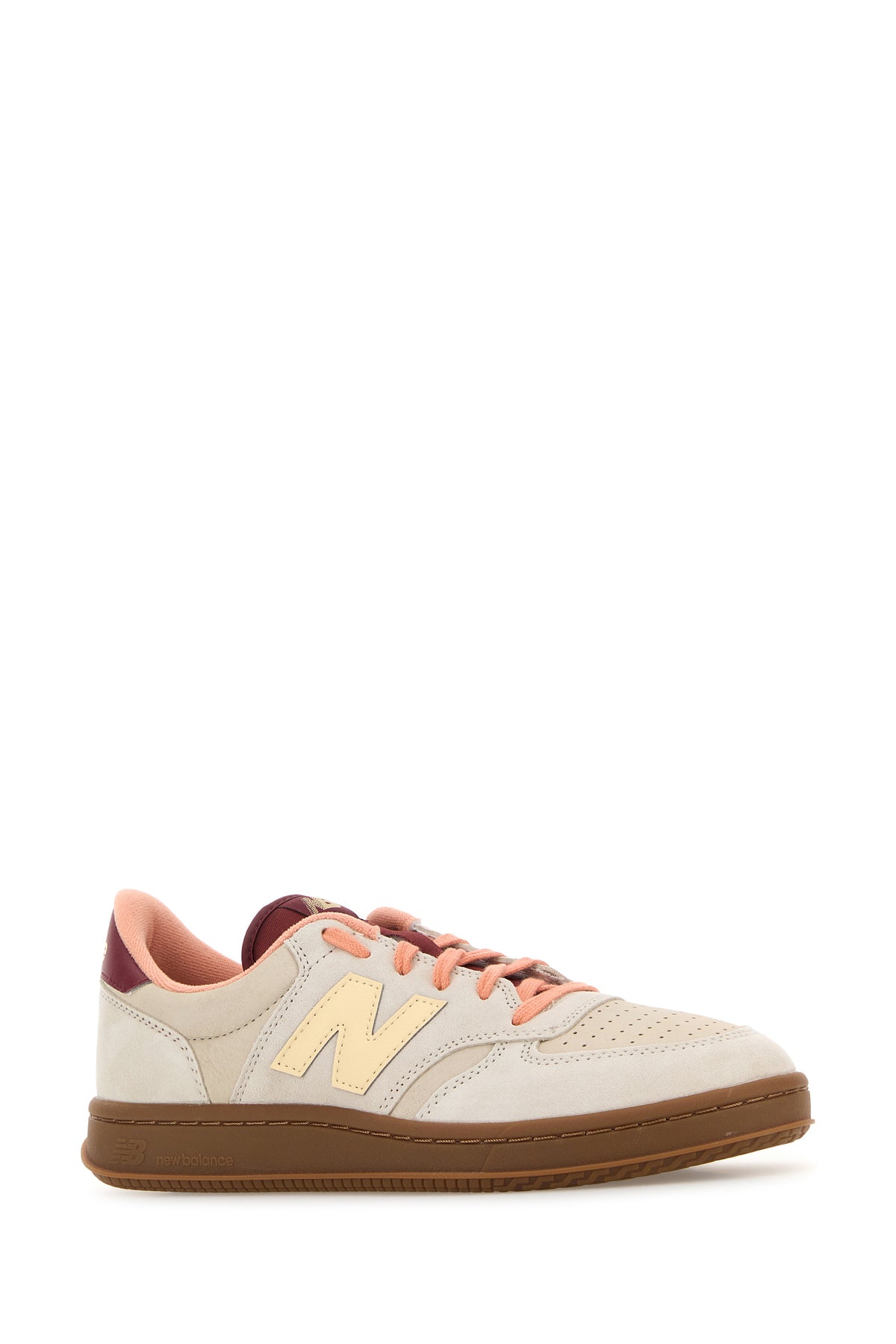 New Balance Sneakers T500 multicolor in pelle e pelle scamosciata, view 2