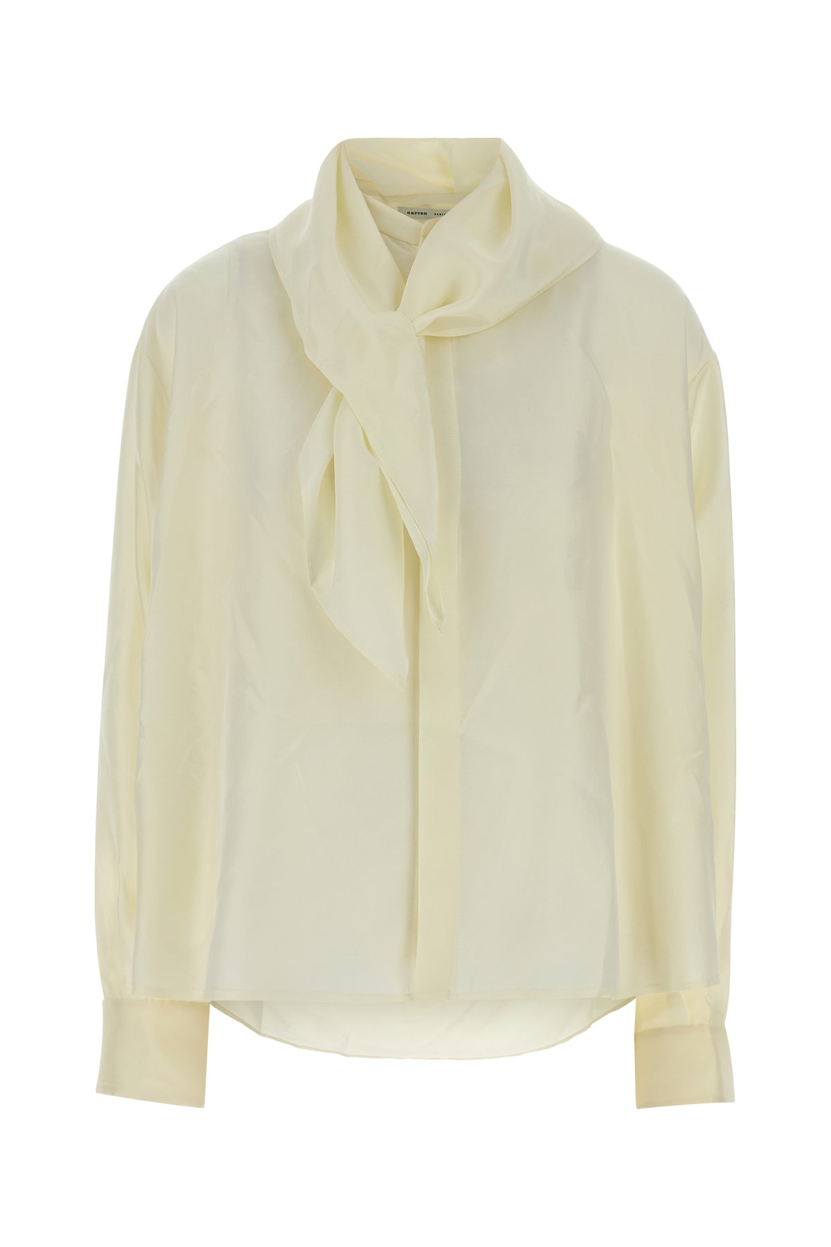 CARVEN Camicia in seta avorio