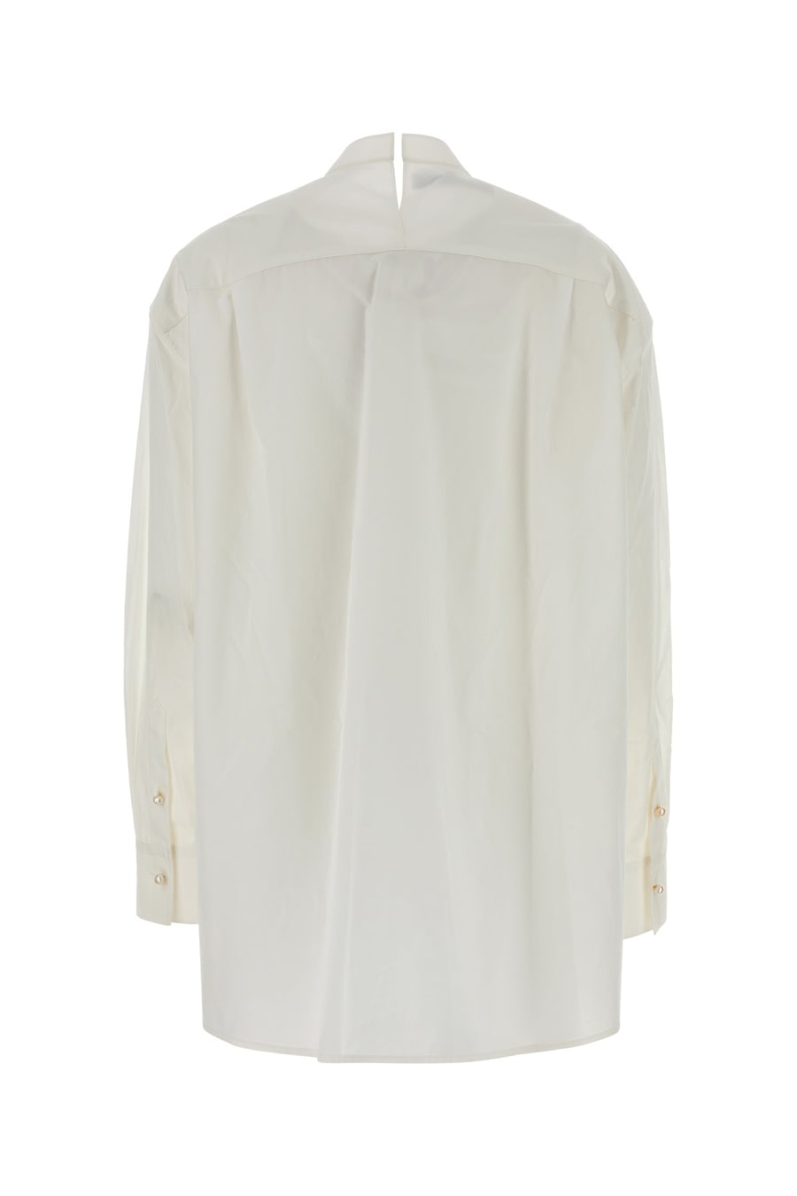 CARVEN Camicia oversize in cotone bianco, view 2