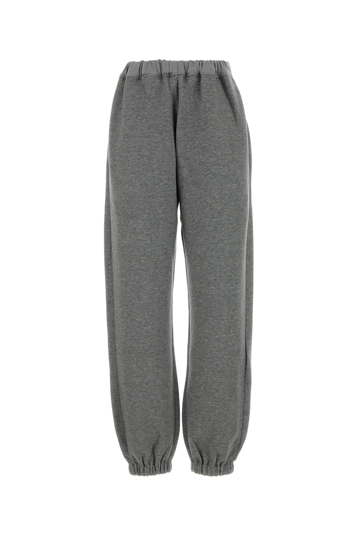 CARVEN Pantalone jogging in misto nylon grigio scuro