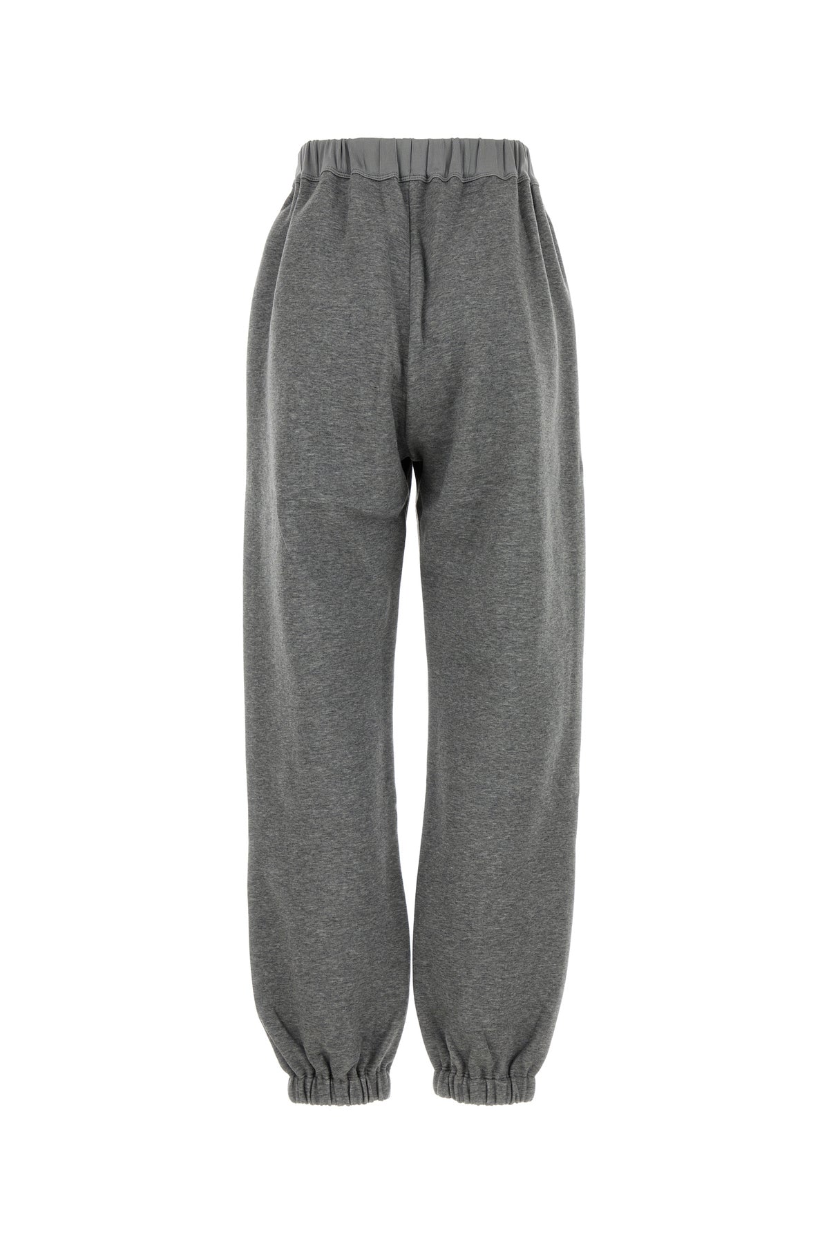 CARVEN Pantalone jogging in misto nylon grigio scuro, view 2