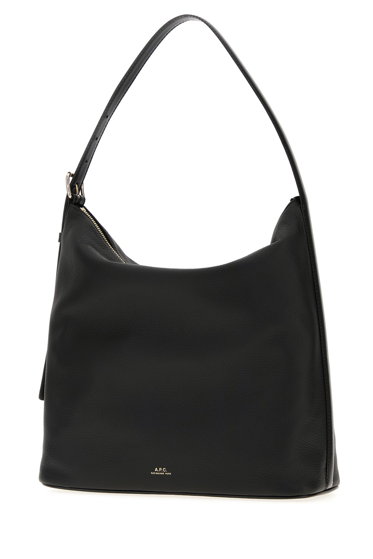 A.P.C. Borsa a spalla Vera in pelle nera, view 2