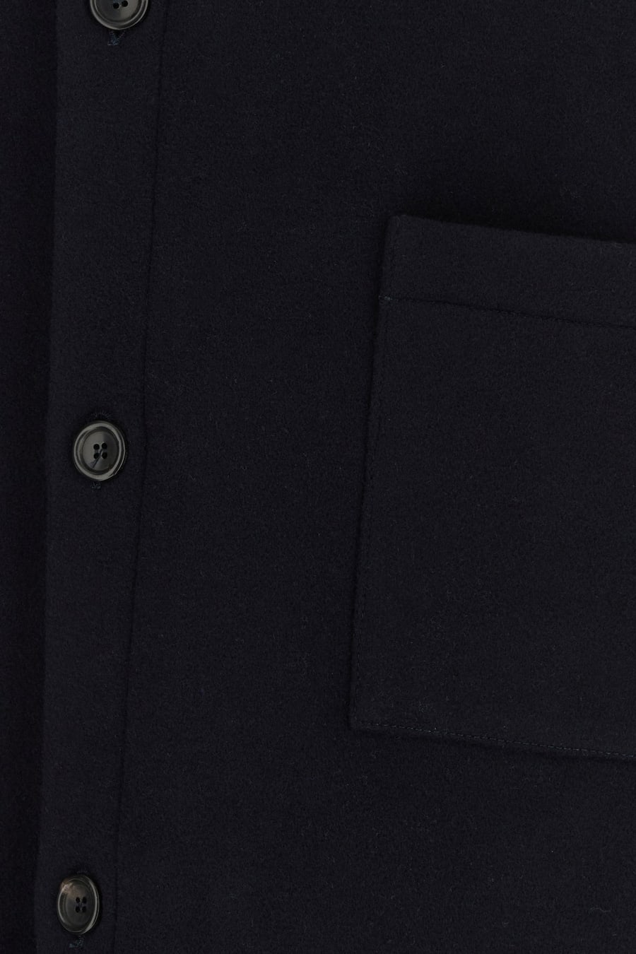 1989 STUDIO Cappotto in misto lana blu notte, view 3