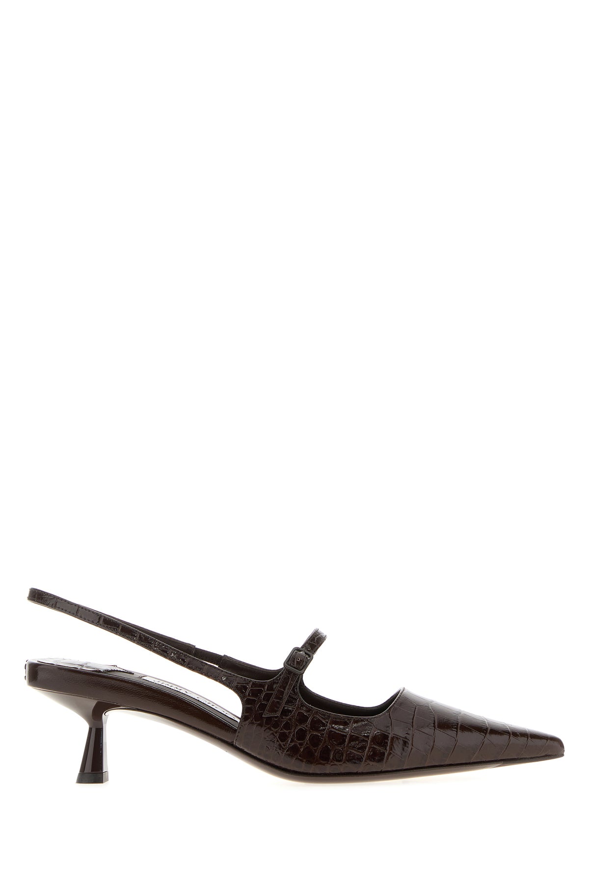 Jimmy Choo Scarpe con tacco Didi 45 in pelle cioccolato