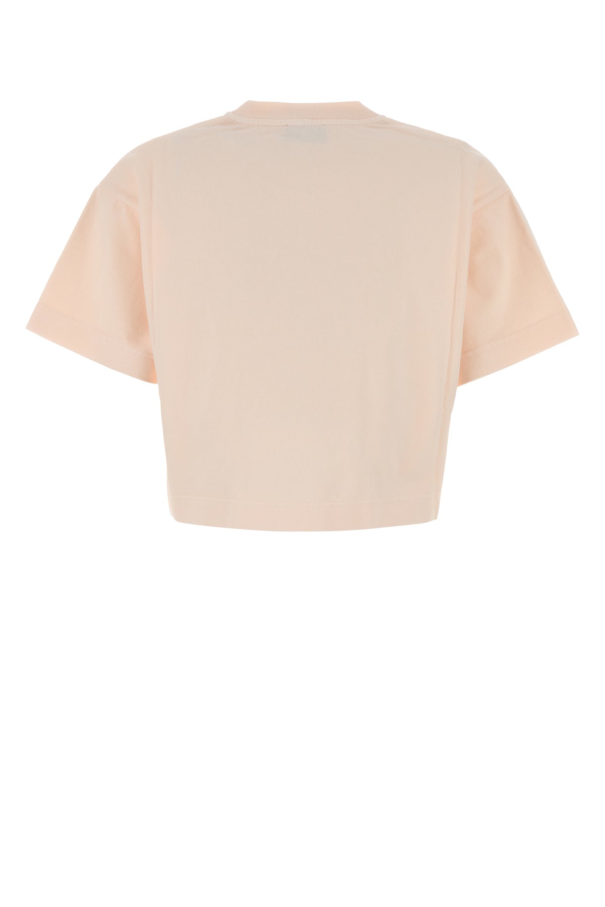 Autry T-shirt in cotone rosa pastello, view 2