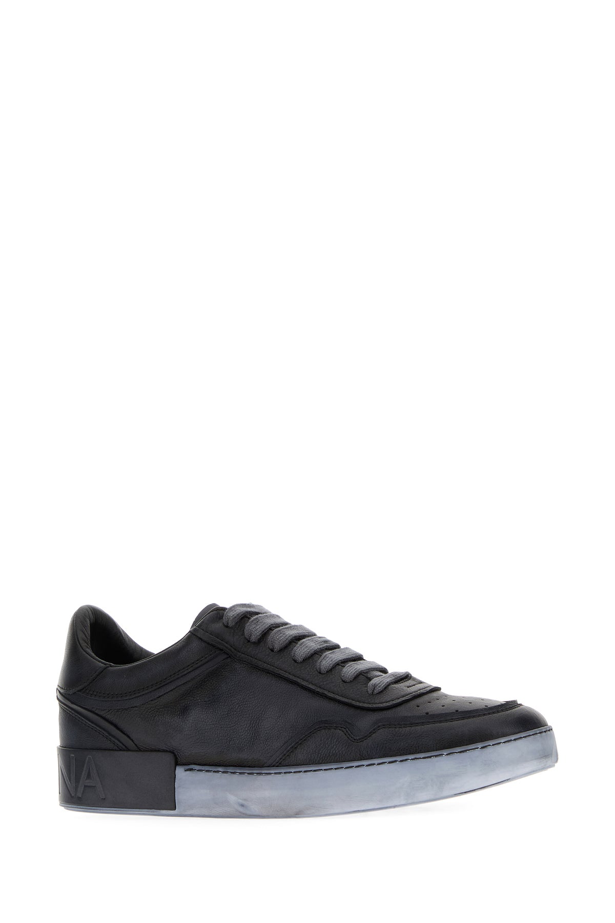 Dolce & Gabbana Sneakers in pelle nera, view 2