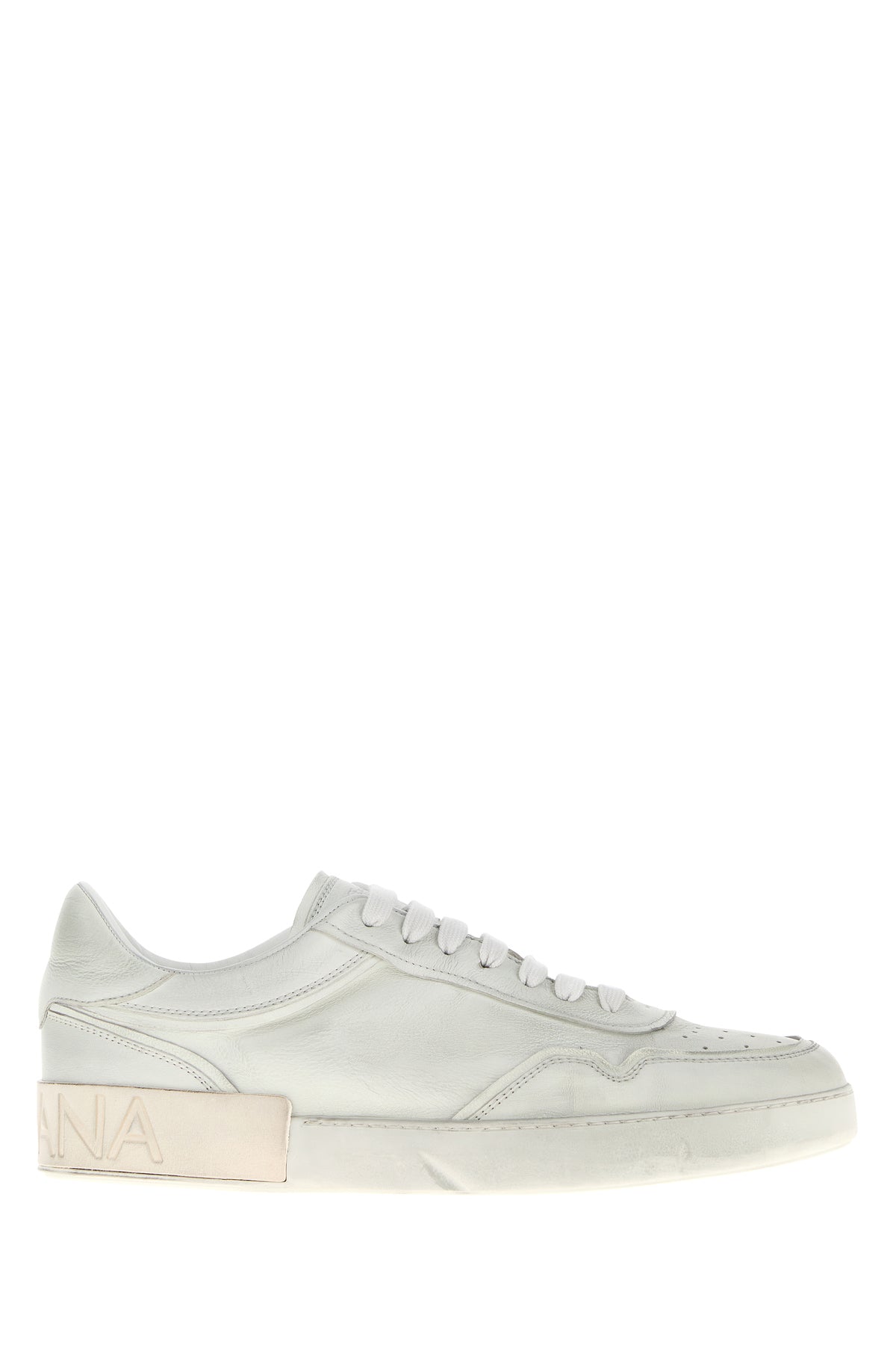 Dolce & Gabbana Sneakers in pelle gesso