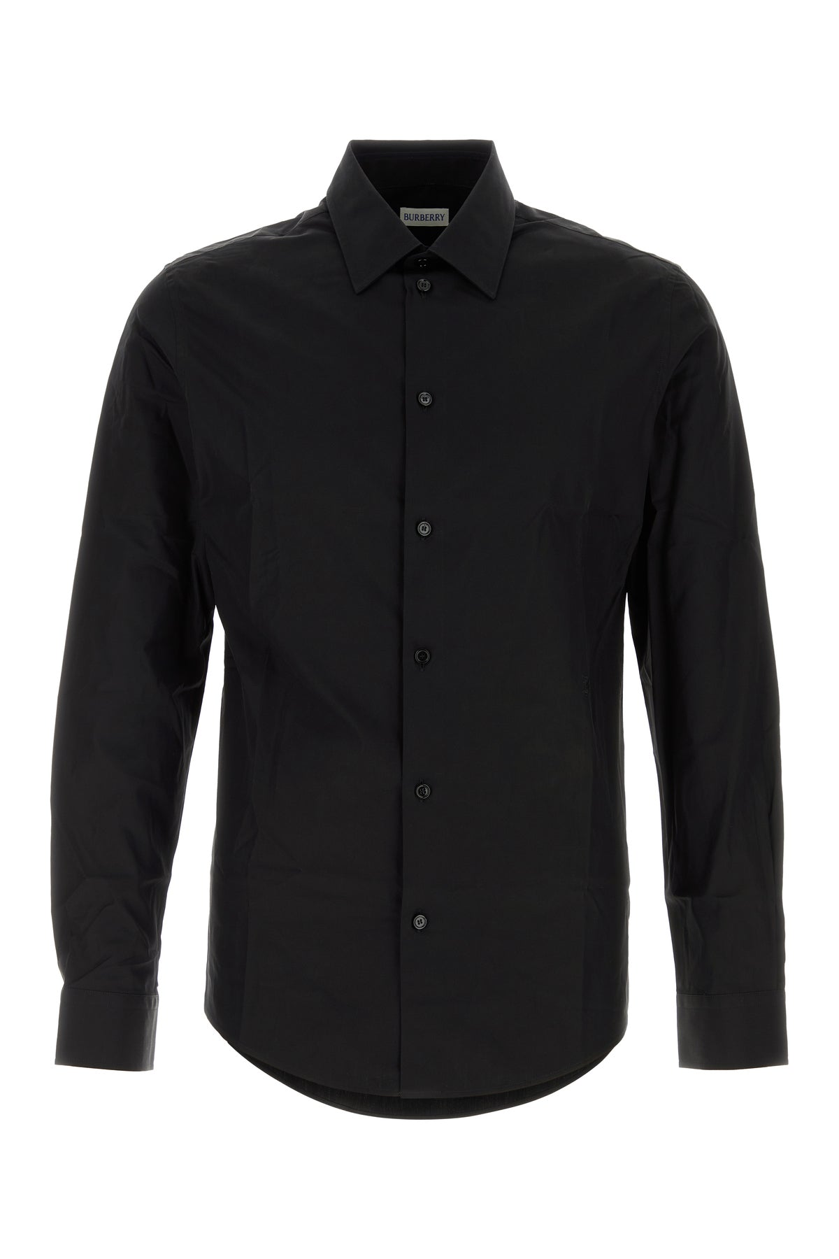 Burberry Camicia in popeline nero