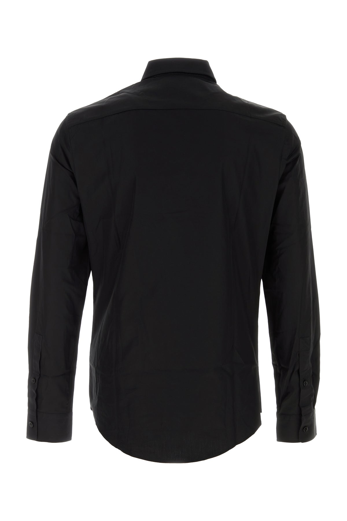Burberry Camicia in popeline nero, view 2