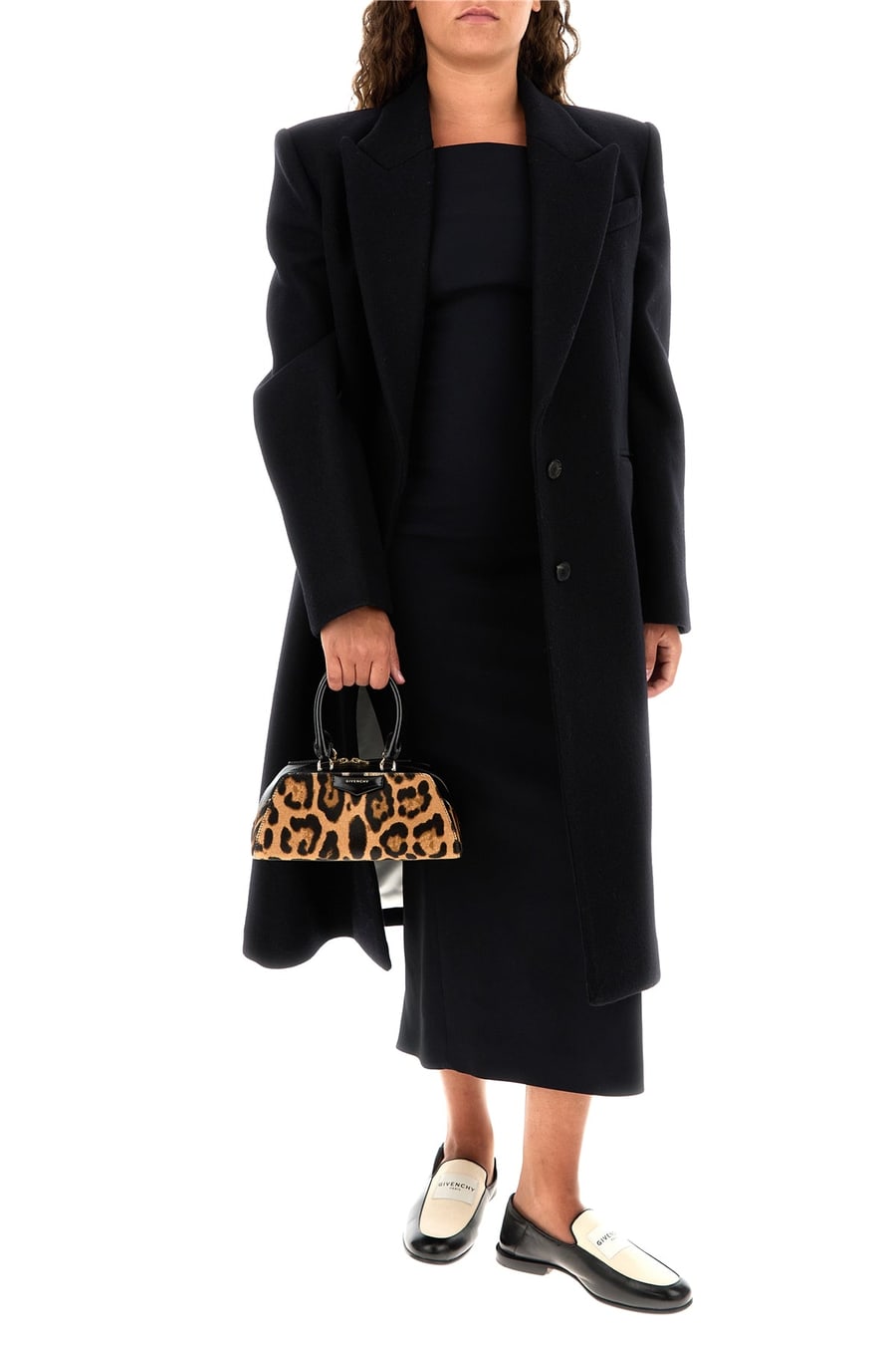Givenchy Cappotto in lana nera, view 6