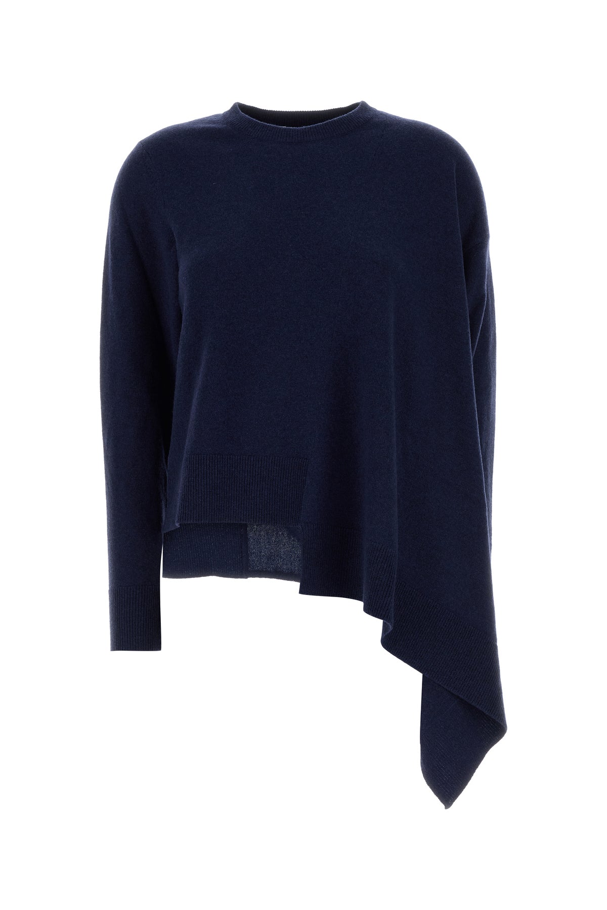 Alexander McQueen Maglione in misto cashmere blu navy