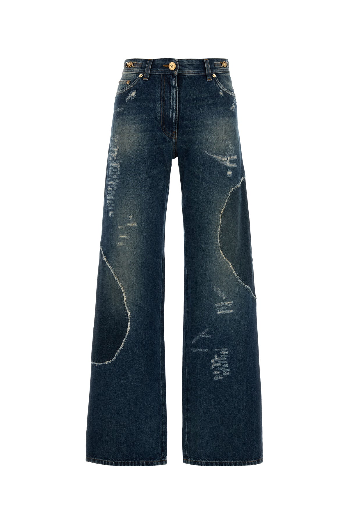 Versace Jeans dalla gamba ampia in denim
