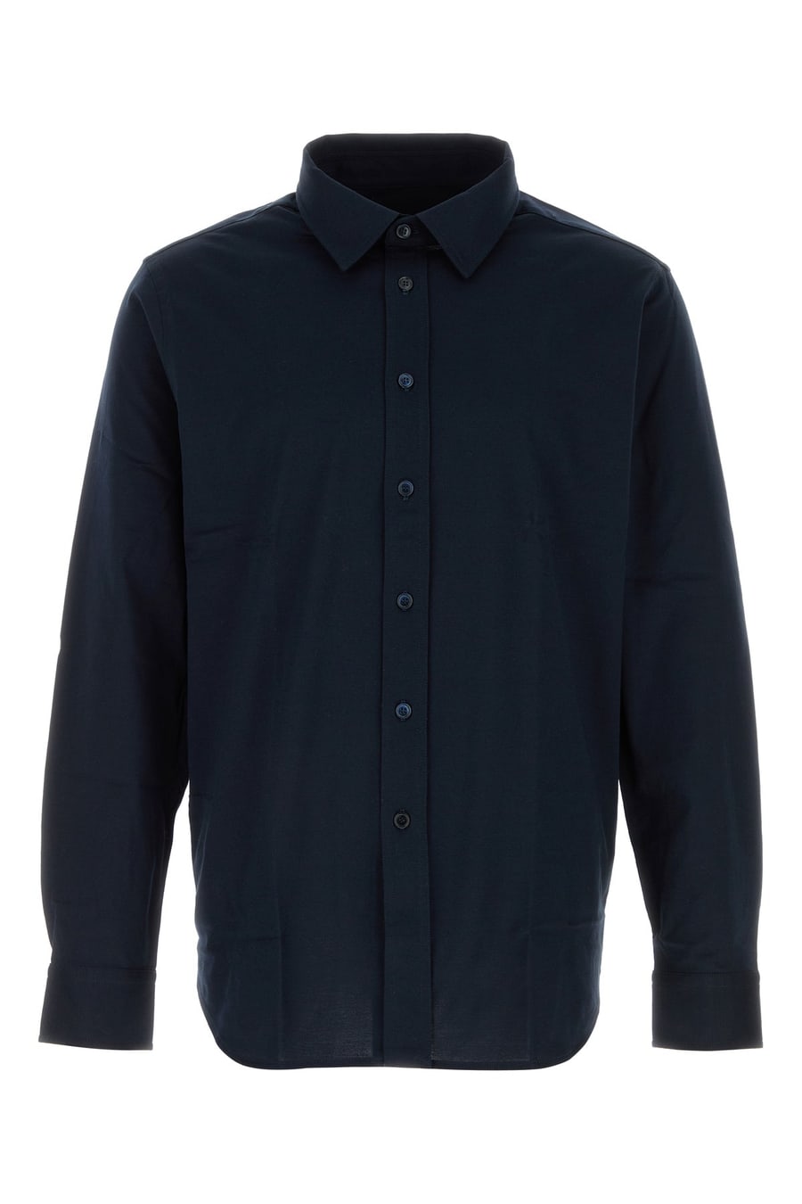 BRIONI Camicia in cotone blu notte