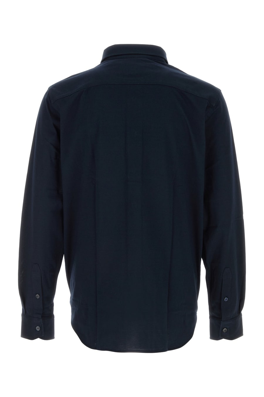 BRIONI Camicia in cotone blu notte, view 2