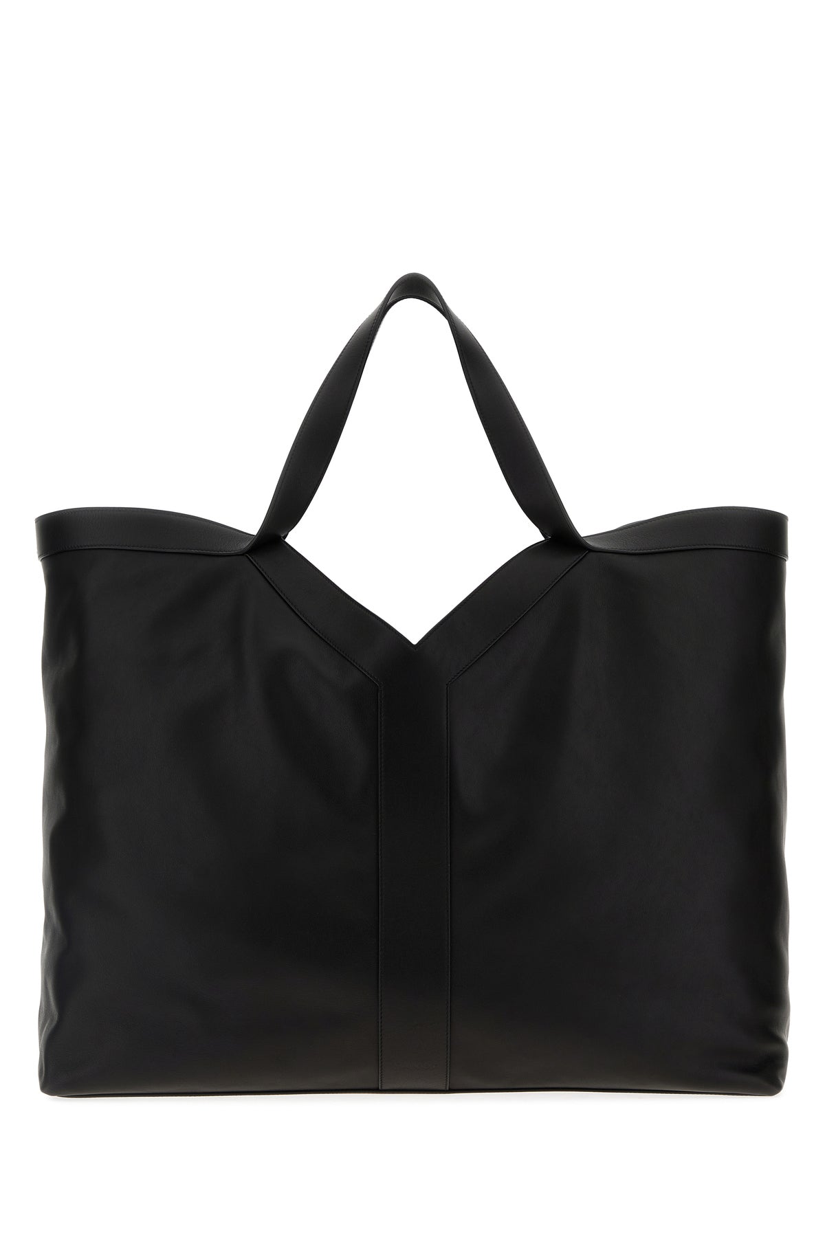 Saint Laurent Borsa shopping maxi in pelle nera