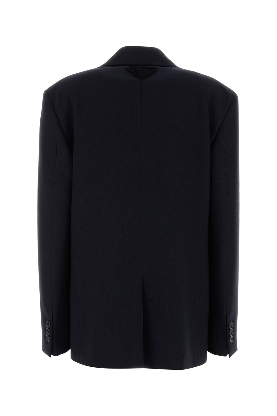 Prada Giacca in lana blu notte, view 2