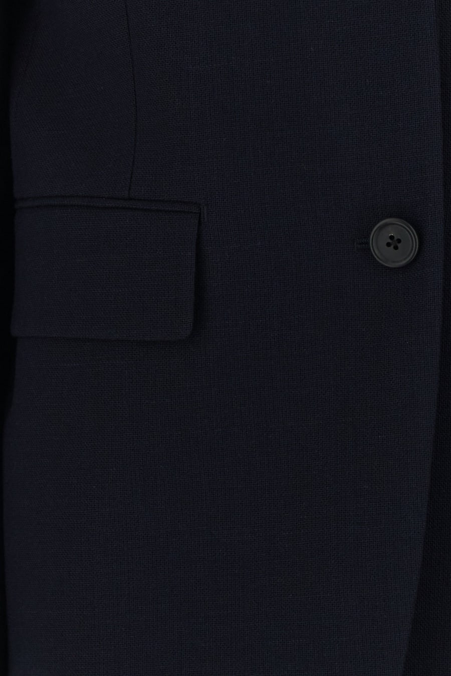 Prada Giacca in lana blu notte, view 5