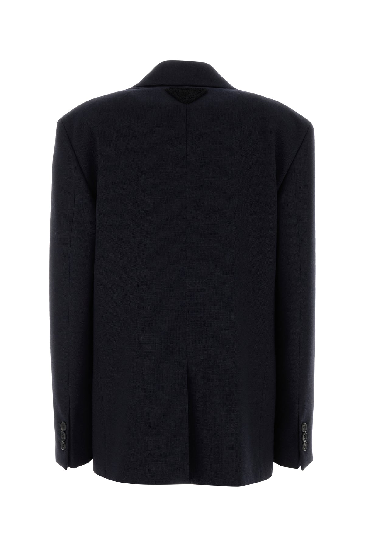 Prada Giacca in lana blu notte, view 2