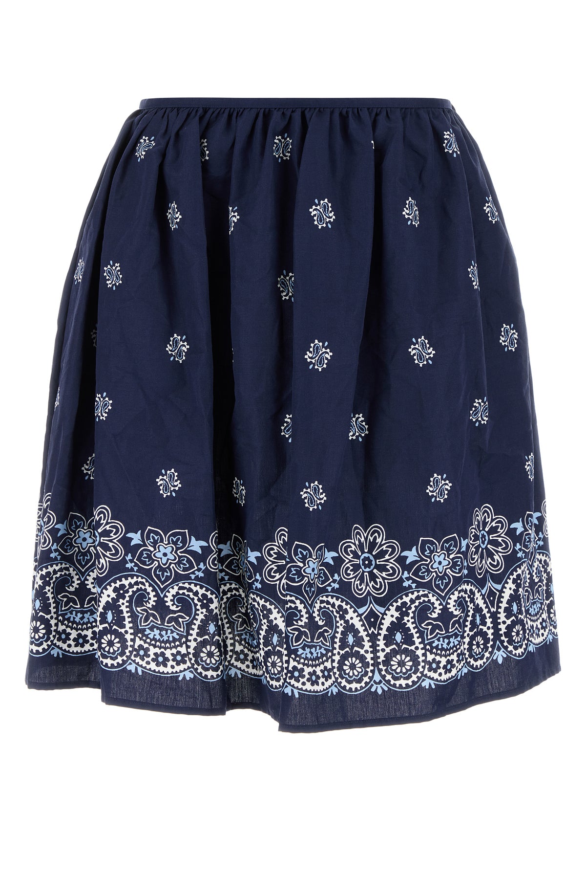 Miu Miu Gonna in popeline stampato