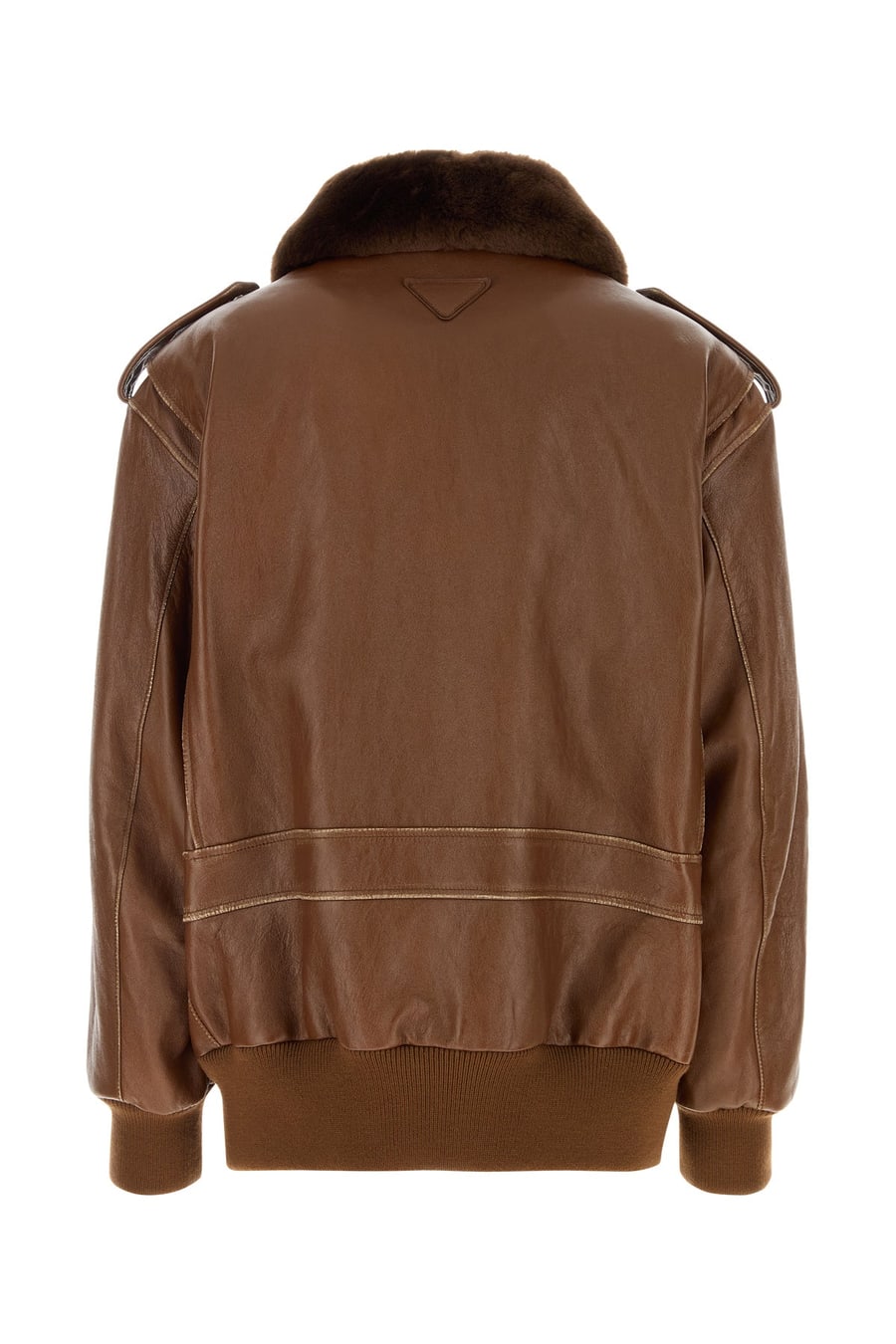Prada Giubbino in nappa marrone, view 2