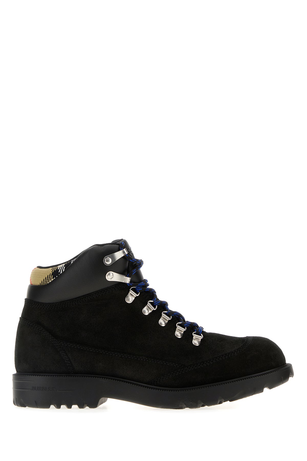 Burberry Stivaletti Moor in pelle scamosciata nera