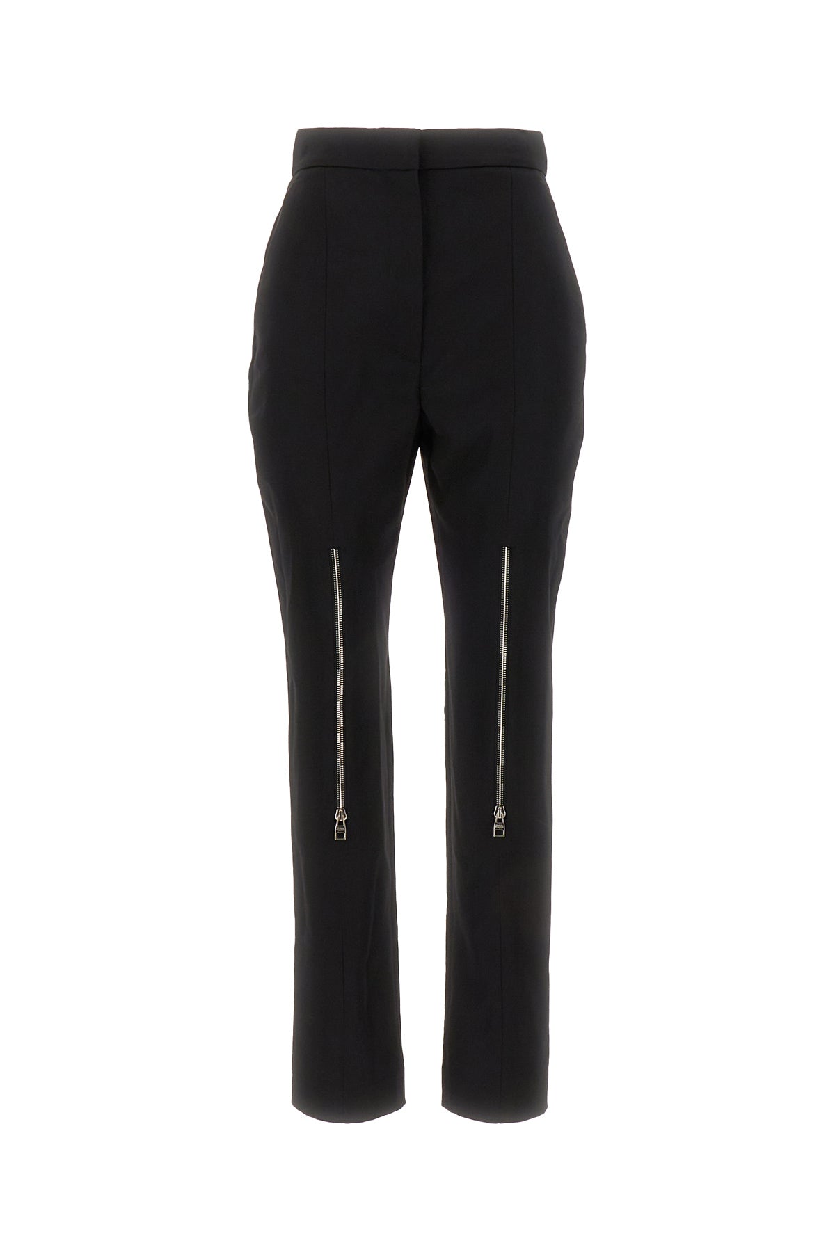 Alexander McQueen Pantalone in lana nera